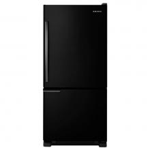 Amana ABB1921BRB - 29-inch Wide Amana Bottom-Freezer Refrigerator with Garden Fresh&trade; Crisper Bins - 18 cu.