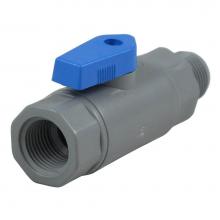 American Plumber 144357 - 3/8'' FNPT x 3/8'' NPT PVC Ball Valve