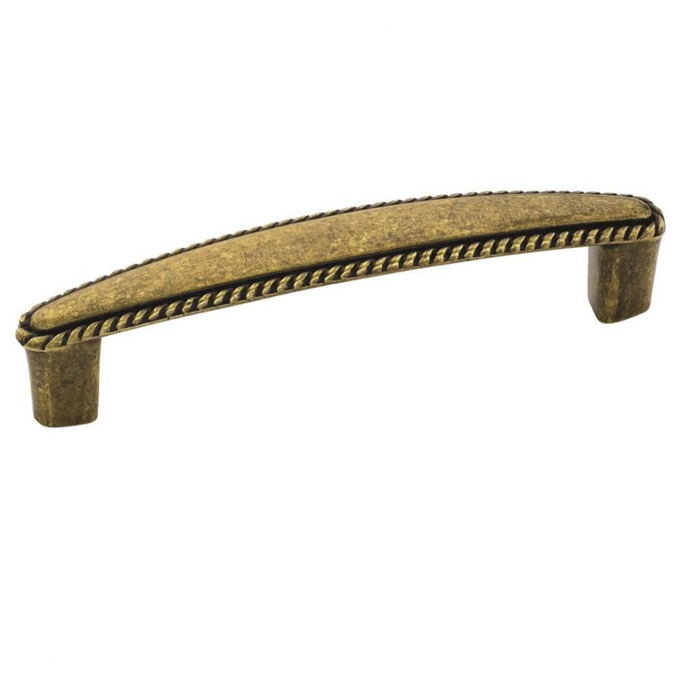 Allison Value 3-3/4 in (96 mm) Center-to-Center Burnished Brass Cabinet Pull