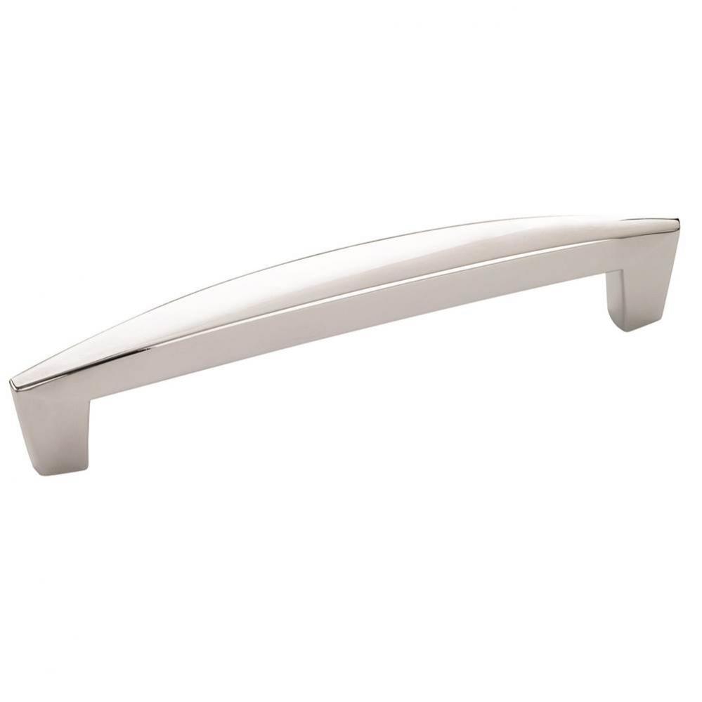 Creased Bow 5-1/16 in (128 mm) Center-to-Center Polished Chrome Cabinet Pull