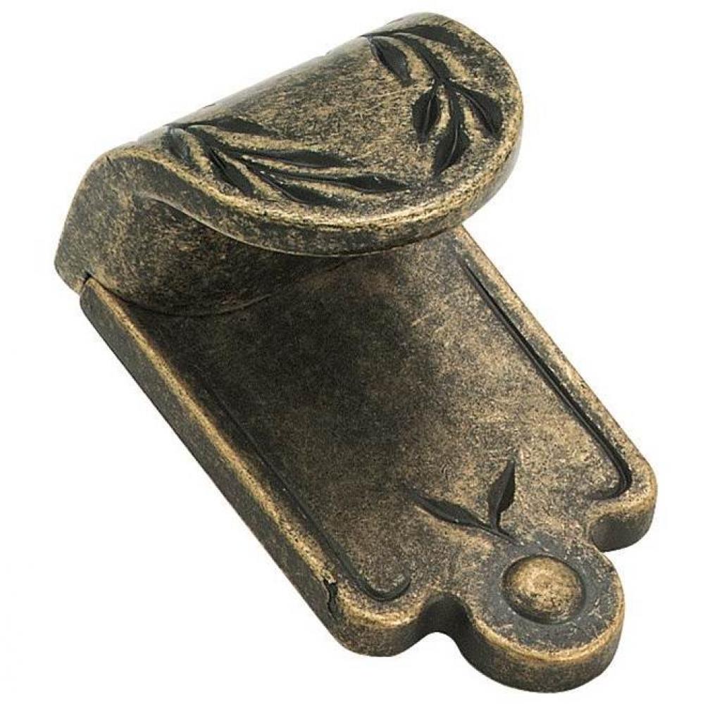 Nature''s Splendor 1-7/8 in (48 mm) Length Weathered Brass Cabinet Finger Pull