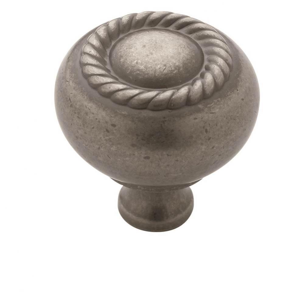 Allison Value 1-1/4 in (32 mm) Diameter Weathered Nickel Cabinet Knob