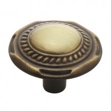 Amerock BP776AE - Allison Value 1-1/4 in (32 mm) Diameter Antique English Cabinet Knob