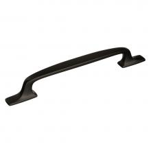 Amerock BP55321BBR - Highland Ridge 6-5/16 in (160 mm) Center-to-Center Black Bronze Cabinet Pull