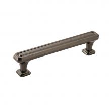 Amerock BP36549GM - Wells 5-1/16 in (128 mm) Center-to-Center Gunmetal Cabinet Pull