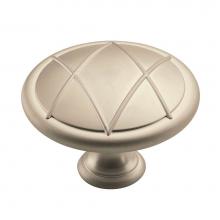 Amerock BP554202SN - Lattice 1-3/4 in (44 mm) Diameter Satin Nickel (Matte) Cabinet Knob