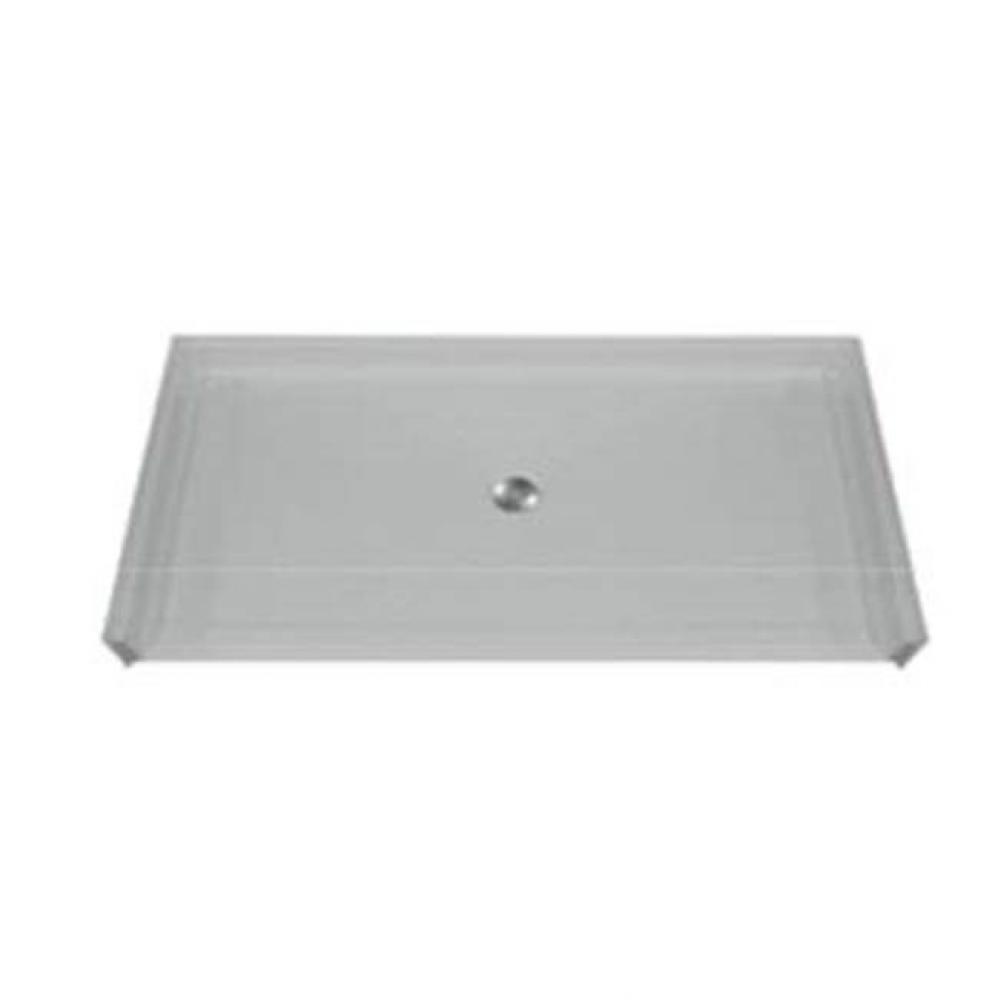 AcrylX™ barrier-free shower pan with Easy Base shower base. ADA compliant. (MPB 6238 BF .75 C)