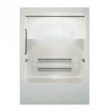 Aquarius Bathware AS000346-XBASEL-WHT - AS000346-XBASEL-WHT Plumbing Tub Enclosures