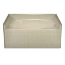 Aquarius Bathware AS000206-L-WP-SNL - G4260TOTile Bathtub