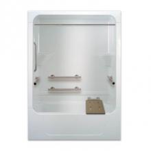 Aquarius Bathware AS000663-XTASADAL-WHT - AS000663-XTASADAL-WHT Plumbing Tub Enclosures