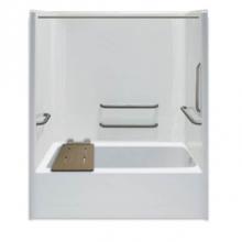 Aquarius Bathware AS000641-X4HBSR-000-BEG - AS000641-X4HBSR-000-BEG Plumbing Tub Enclosures