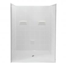 Aquarius Bathware AS000499-C-WHT - MP 6060 BF 5P 1.125 - Shower