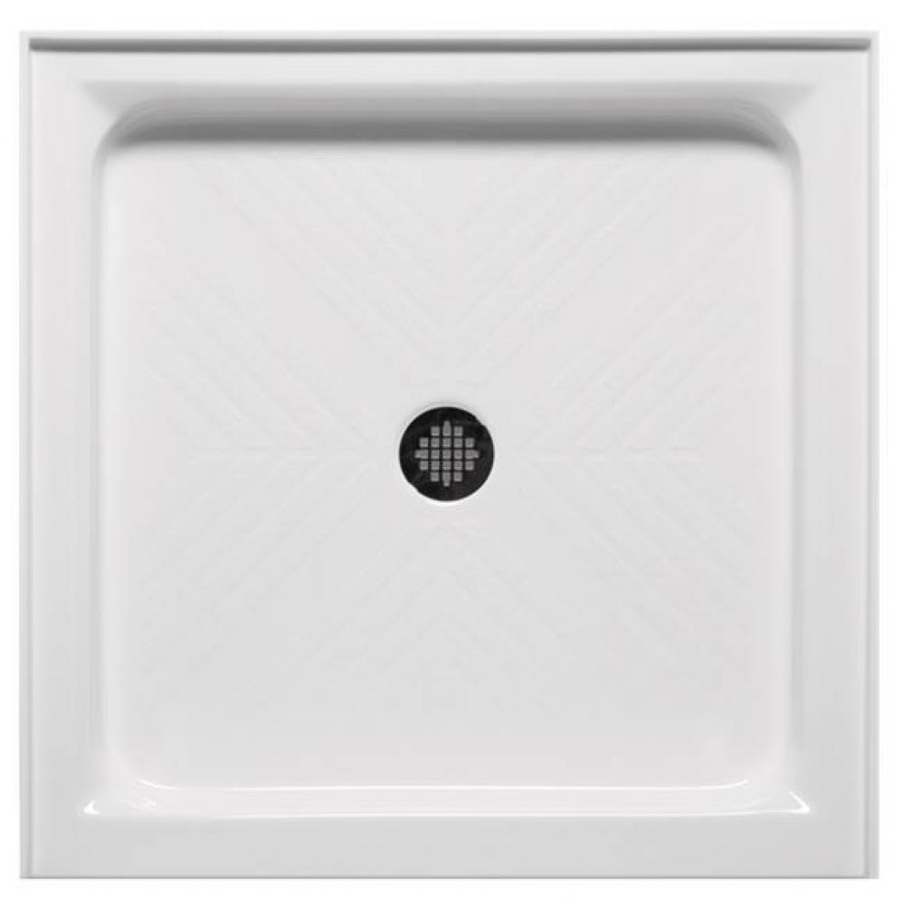 48'' x 48'' Single Threshold Shower Base - Biscuit