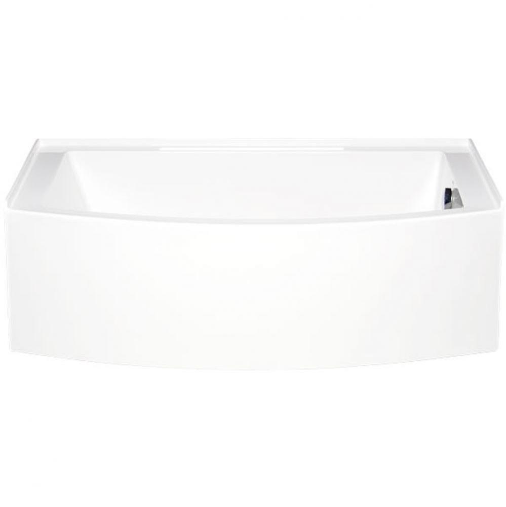 Mezzaluna 6032 ADA Right Hand - Platinum Series / Airbath 2 Combo - White