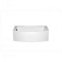 Americh MZ6032BLA5-BI - Mezzaluna 6032 ADA Left Hand - Builder Series / Airbath 5 Combo - Biscuit