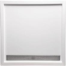 Americh S4848ST-WH - 48'' x 48'' Single Threshold DS Base w/Square Drain - White