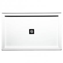 Americh S4236ST-WH - 42'' x 36'' Single Threshold DS Base w/Square Drain - White