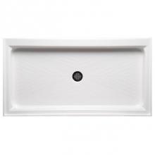 Americh A6032ST-WH - 60'' x 32'' Single Threshold Shower Base - White