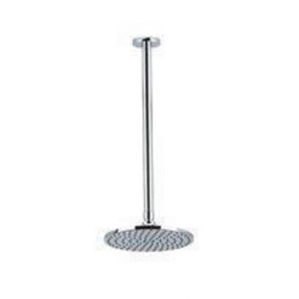 Opera 8'' Shower Rainhead Ceiling Mount, 14'' Arm, Chrome