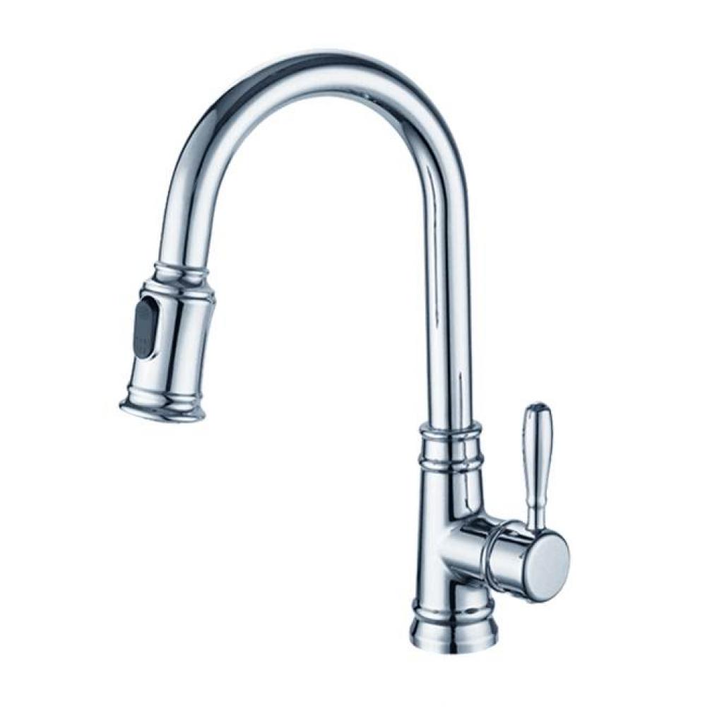 Trova Classic Kitchen Faucet with Pulldown Spray Chrome