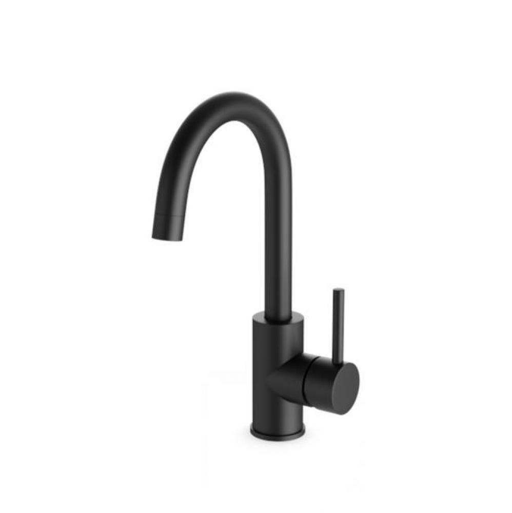 Round Bar Faucet Matte Black