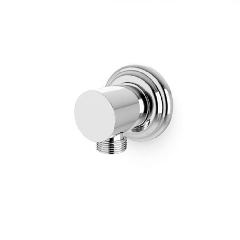 Shower Wall Outlet with Classic Escutcheon Chrome