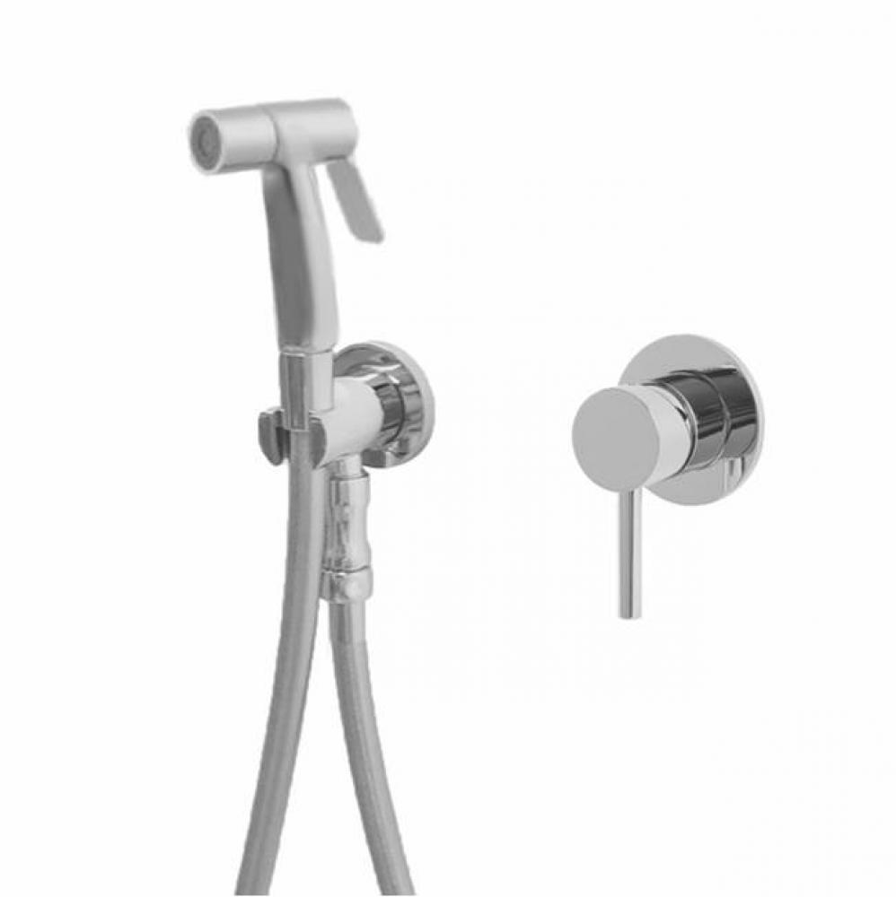 Bidet Hand Shower Kit with Integrated Water Inlet Chrome