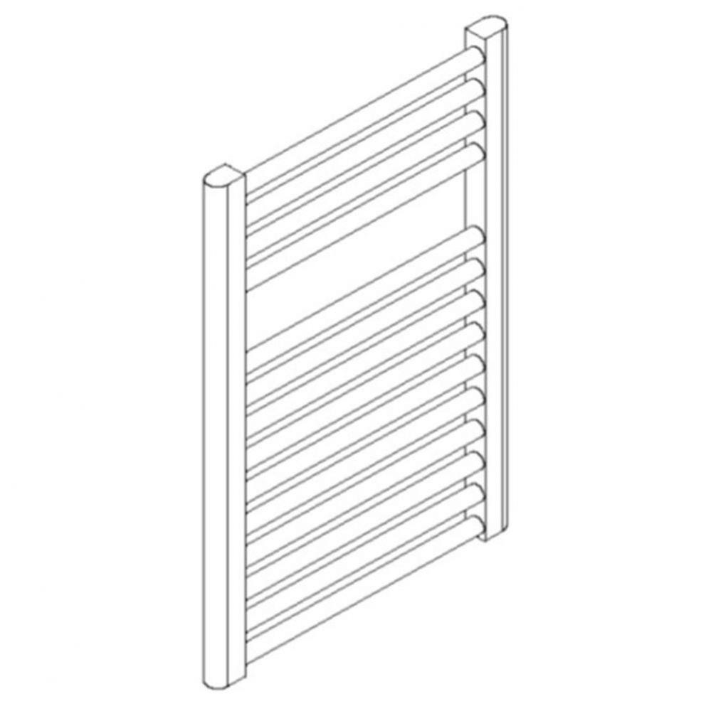 Denby Towel Warmer 27'' x 18'' Hardwired White