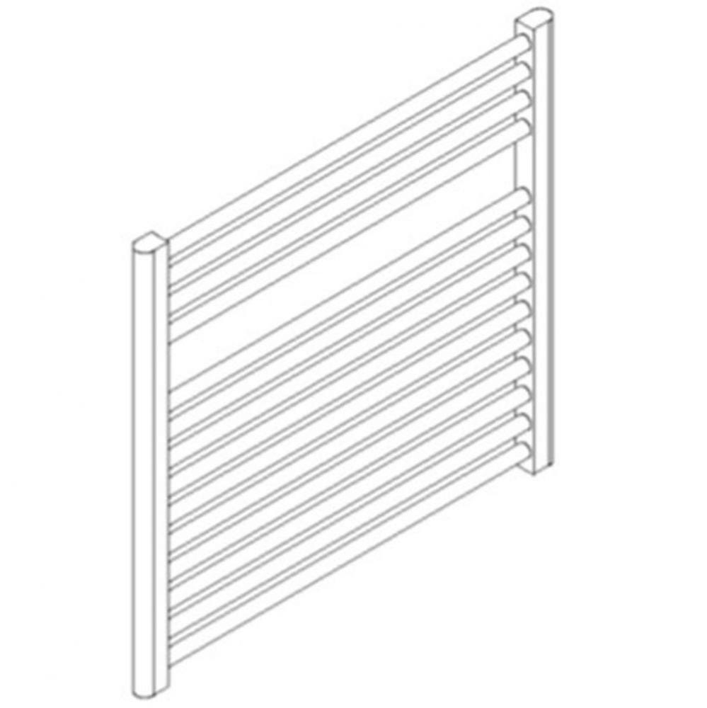 Denby Towel Warmer 27'' x 30'' Plug-In White