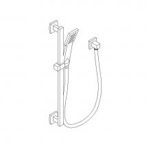 Artos F703-5CH - Flexible Hose Shower Kit with Safire Slide Bar, Chrome