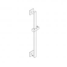 Artos F902-14CH - Square Slide Rail Set Only, Square Escutcheons, with Outlet, Chrome