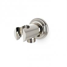 Artos F902-42CLPN - Shower Wall Outlet and Holder with Classic Escutcheon Polished Nickel