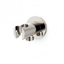 Artos F902-42PN - Shower Wall Outlet and Holder with Round Escutcheon Polished Nickel