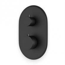 Artos F903B-62TKBK - Classic Thermostat with 3-Way Diverter & Off Position Trim Kit Matte Black