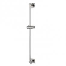 Artos F907-87BN - Slidebar with Integrated Water Connection Square Escutcheons Brushed Nickel