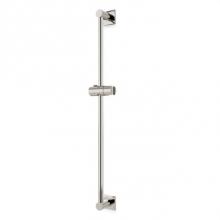 Artos F907-88PN - Slide Bar with Square Escutcheons Polished Nickel