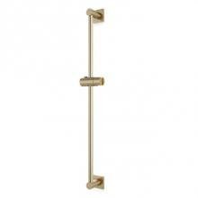 Artos F907-88SB - Slide Bar with Square Escutcheons Satin Brass