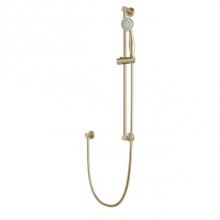 Artos F907-93SB - Classic Slidebar Kit with Separate Water Outlet and Hand Shower Satin Brass