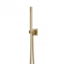 Artos F907-95SB - Square & Round Flexible Hose Shower Kit, Satin Brass