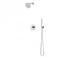 Artos TS255CH - Round 2-Way Pressure Balance Shower Trim Kit with Rain Shower Head and Hand Held Shower Chrome