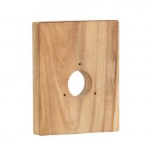 Aquor Water Systems MB-TK-1 - Mounting Block - V1, Teak