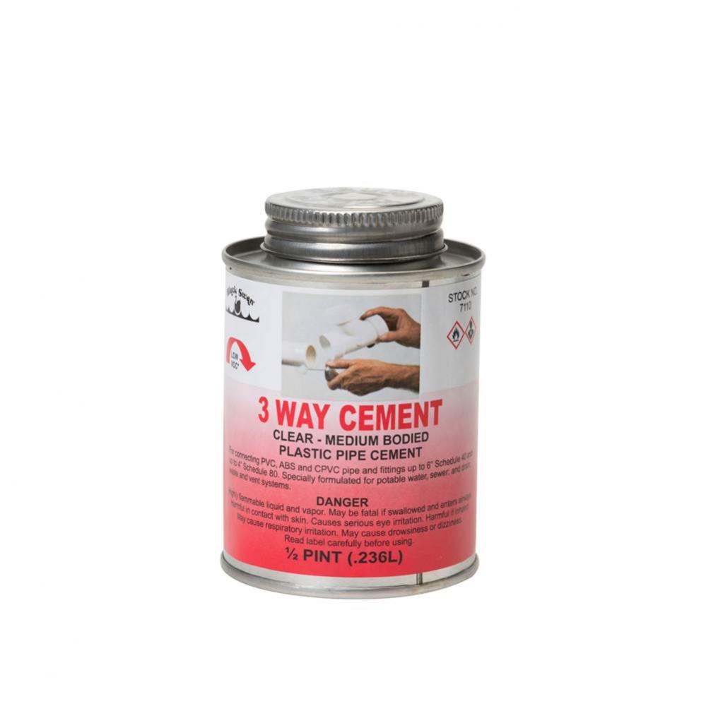 3-WAY CEMENT (CLEAR) - MEDIUM