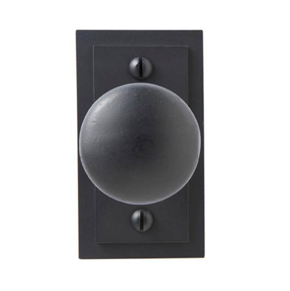 Knob on rosette set - Passage trim set