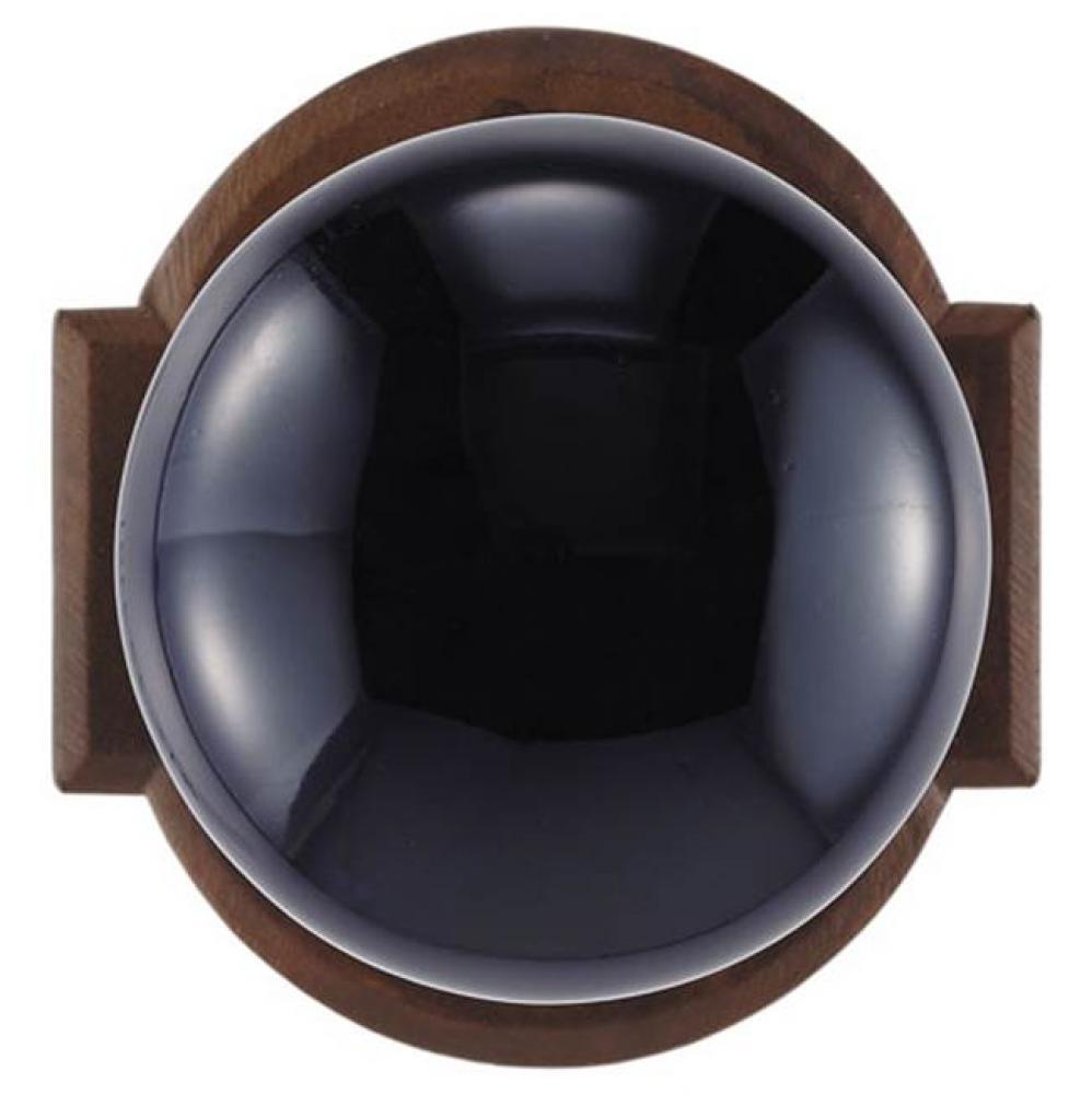 Knob on rosette set - Complete tubular privacy set for 1 3/4'' door