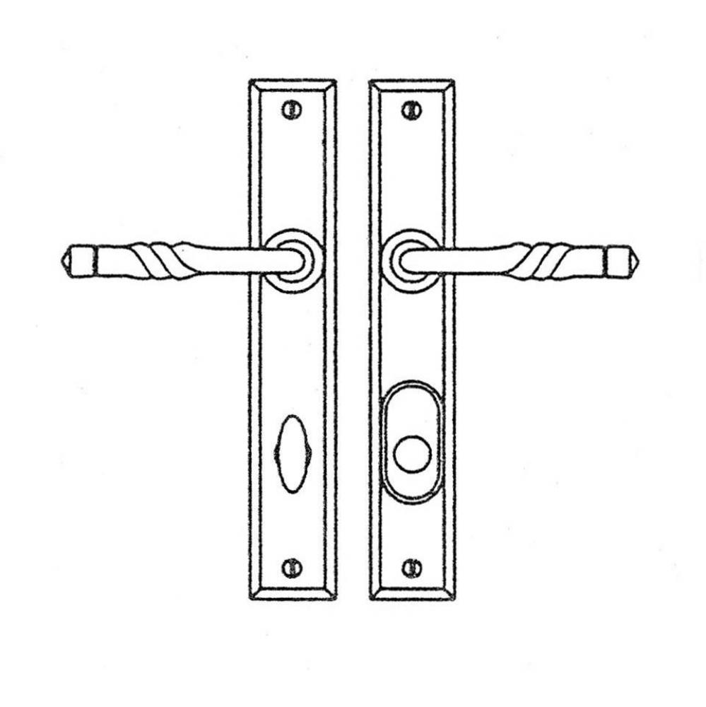 Multipoint System Set - Patio trim set with inside turn piece w/o mechanism