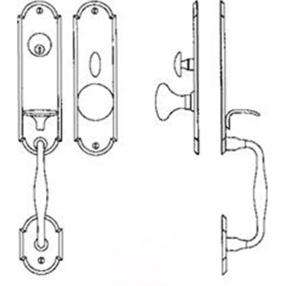 Entrance Handle Set - Complete full dummy set