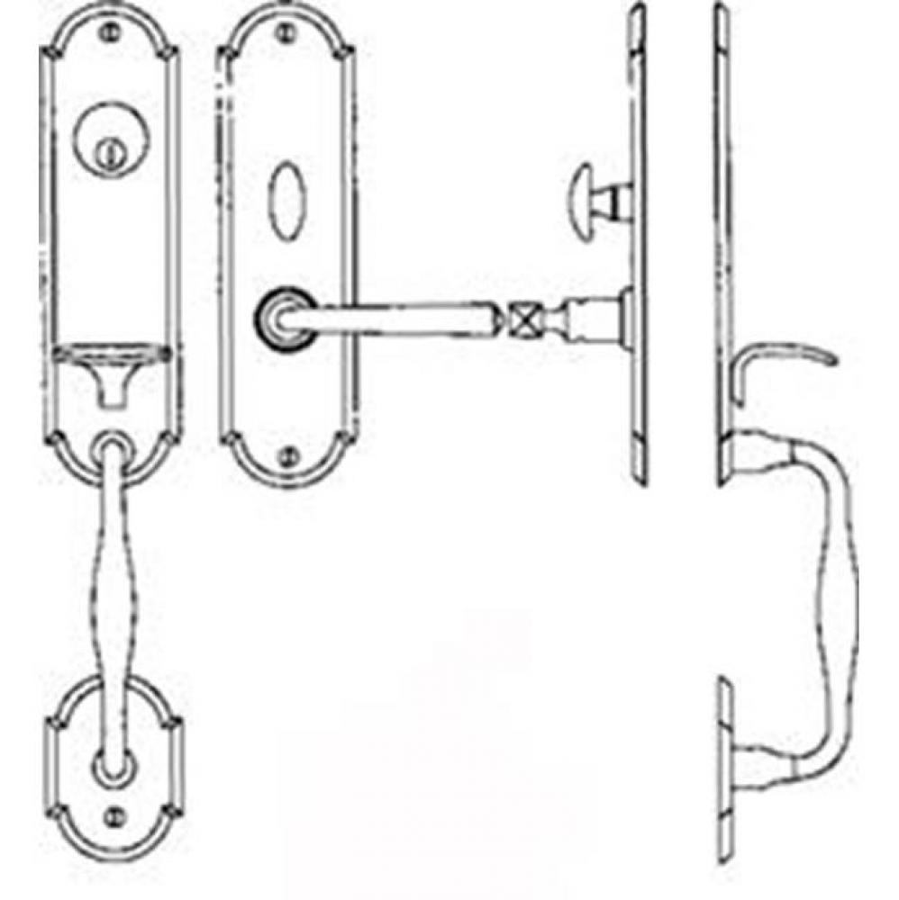 Entrance Handle Set - Complete full dummy set