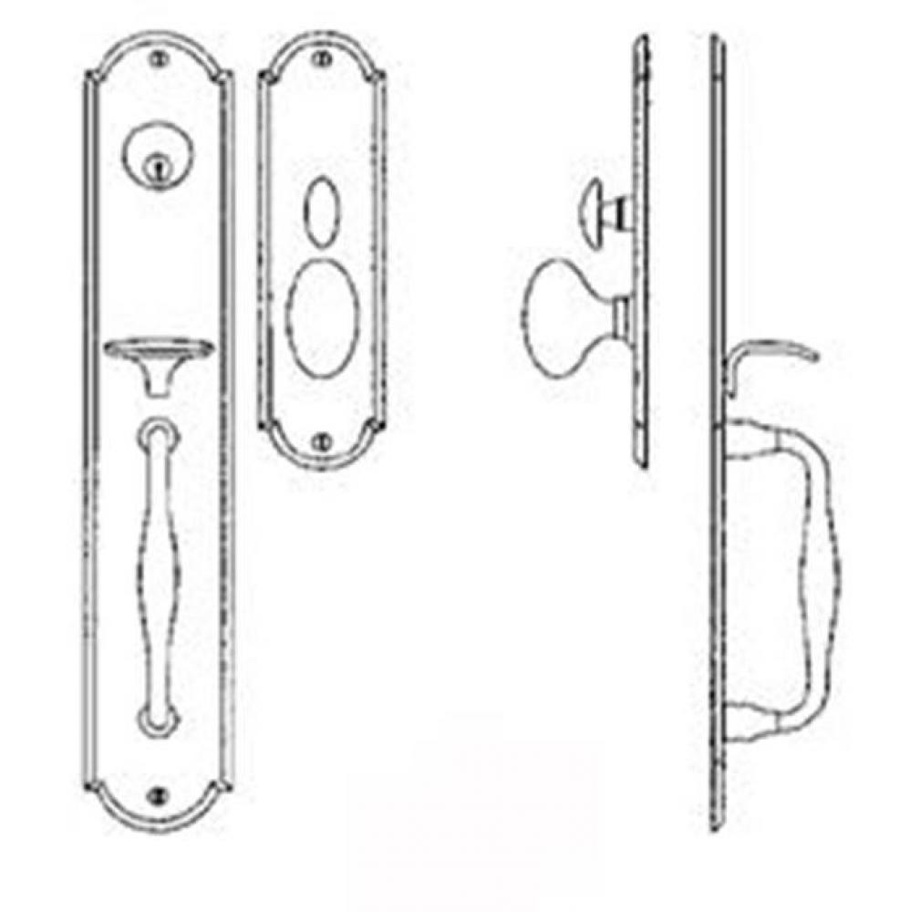 Entrance Handle Set - Trim set without mechanism