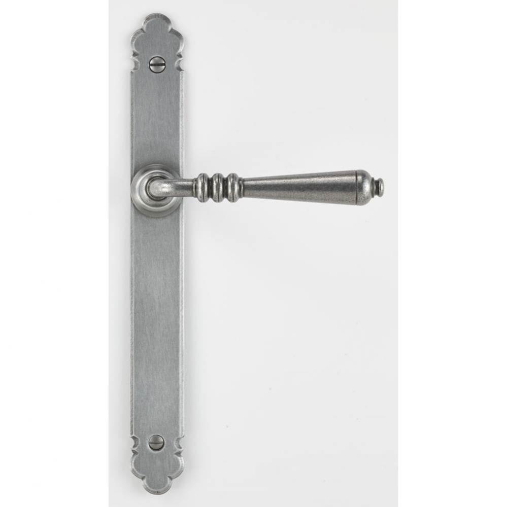 Languedoc Narrow Escutcheon Lever Set - Complete tubular passage set for 1 3/4'' door