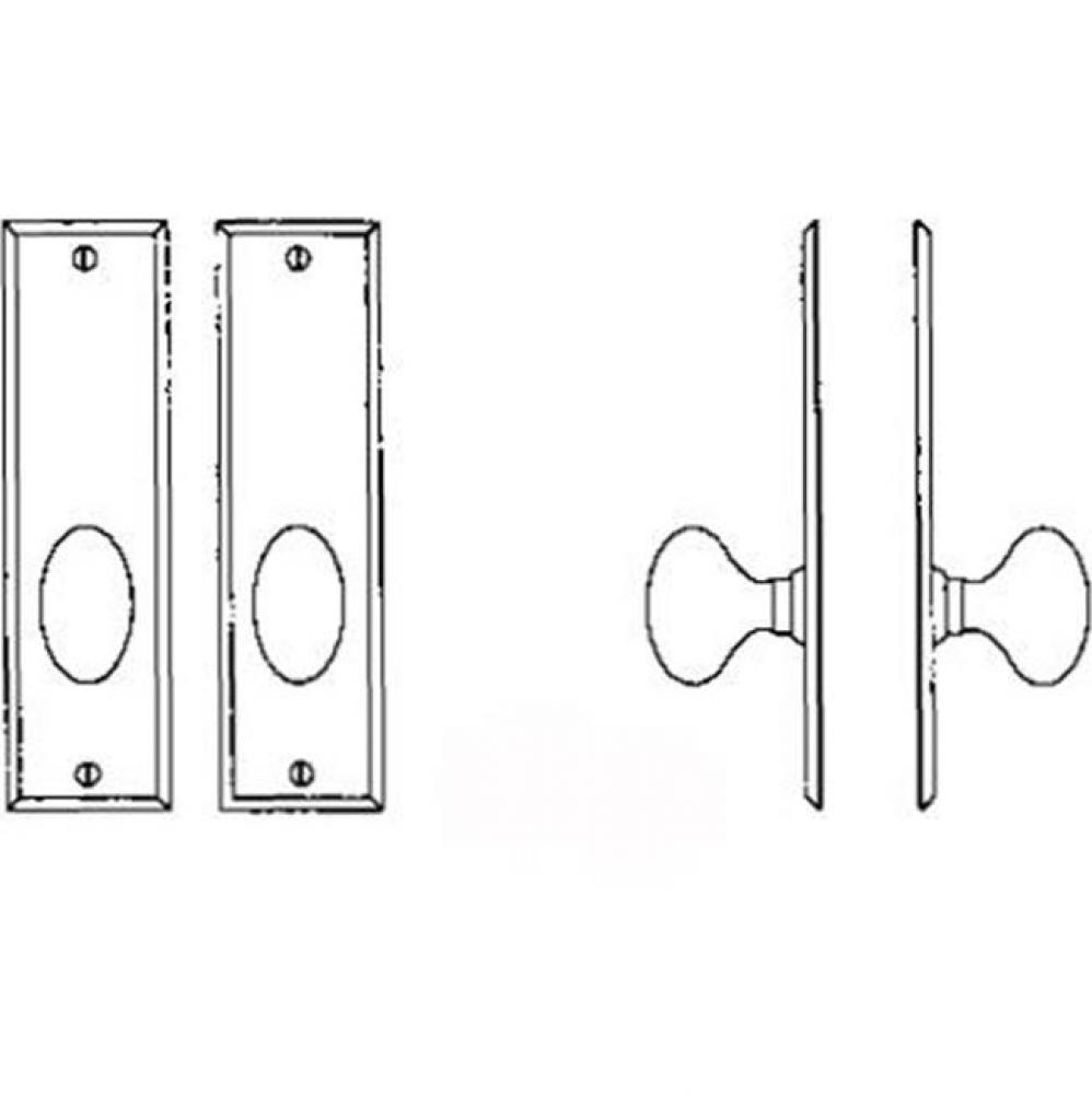 Interior Escutcheon Set - Complete passage set